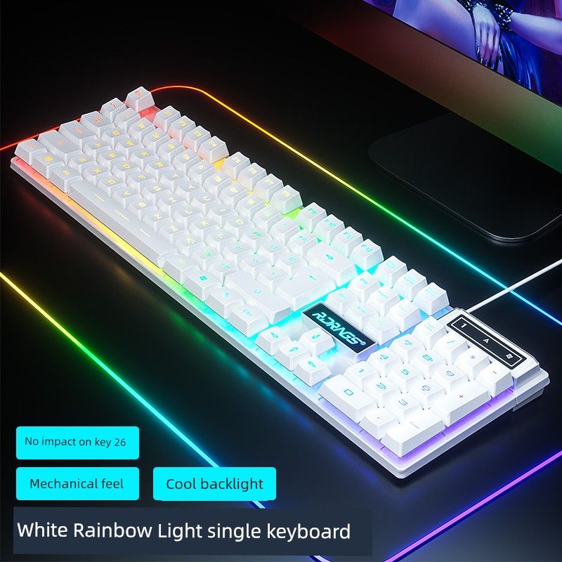Real Nical Peripheral Touch Wired Wireless Computer Game E-Sports Keyboard Mouse Headset Three-Piece Set_voghion.com