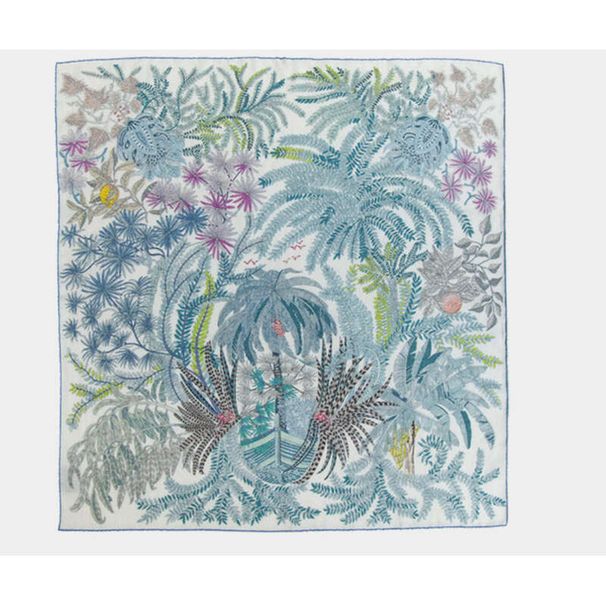 2025 Neie Seidewollblummenschal, Damen Hierscht- a Wanterschal mat zwou Säiten_voghion.com