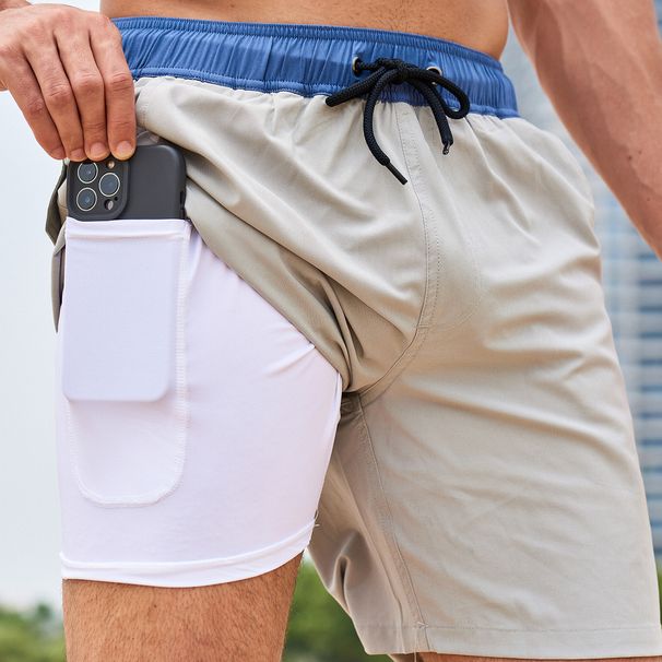 Herrenbekleidung Sommer Heißer Verkauf Herren Shorts Mode Urlaub Strandhosen Europäische Größe Vier Ecken Milchseide Futter Shorts_voghion.com