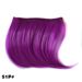 Hairpiece Clip In Extensions Synthetic Gradient Bangs Fake Hair Piece 12 Colors_voghion.com