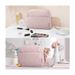 Makeup toiletry makeup box, storage bag, portable handheld, dry wet separation, large capacity_voghion.com