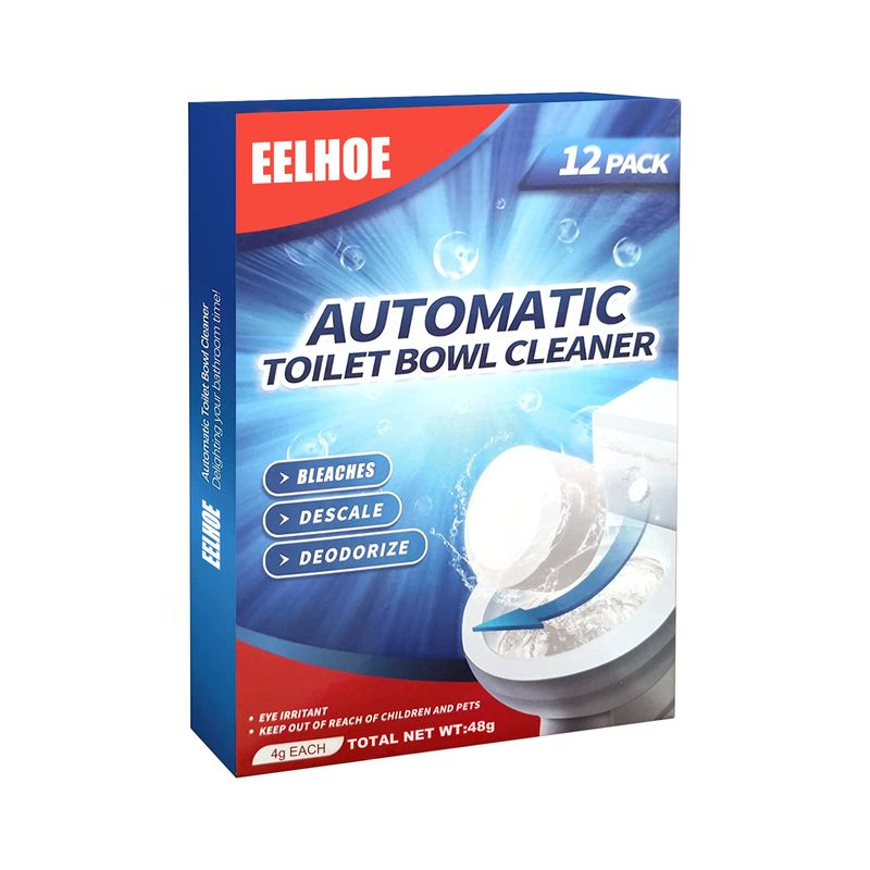 EELHOE Toilet Cleaning Effervescent Tablet, Toilet Toilet Descaling, Decontamination, Deodorization, Multi-Effect To Remove Smell And Fresh_voghion.com