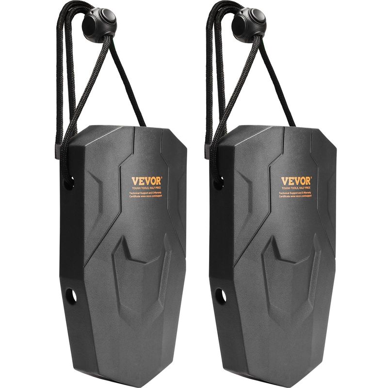 VEVOR Boat Fenders, 8.6" x 16" Boat Bumpers for Docking, Marine EVA Boat Dock Fender Bumper with Ropes, Cord Locks and Storage Bag, No Inflation Requi_voghion.com