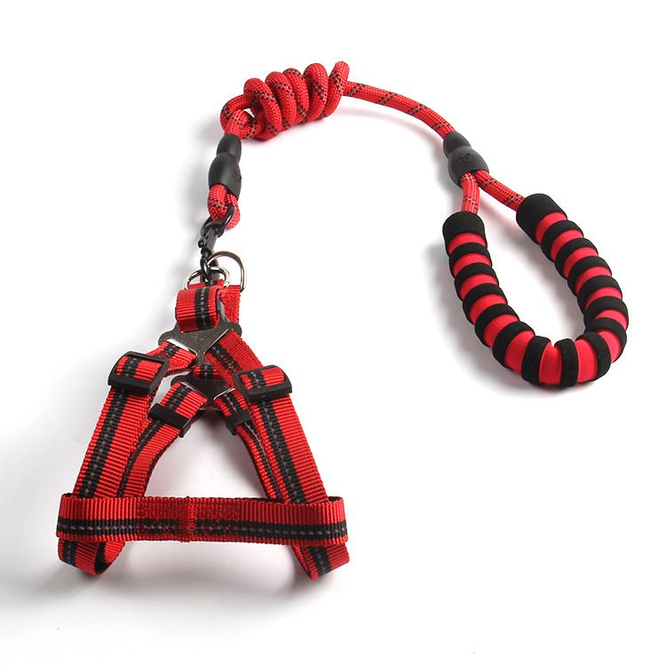 Pet Supplies Reflective Leash Dog Chest Harness_voghion.com