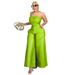 Women's clothing and the United States hot sale autumn and winter hot cotton tube top solid color pants suit_voghion.com