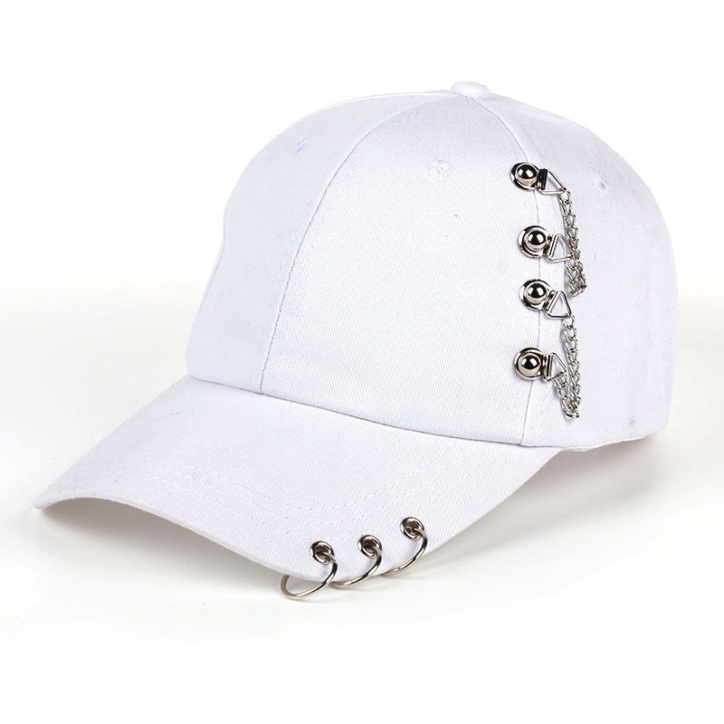 Baseballkappen für Erwachsene, einfarbig, verstellbar, Eisenring, Snapback-Kappe, ausgestattete Freizeitmütze_voghion.com