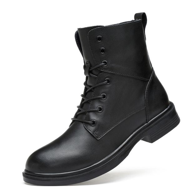 High-Top-Tooling Herren-Einzelstiefel in großer Größe, warm, für Outdoor-Bergsteigen, Martin-Stiefel, modische T-Step-Herrenschuhe_voghion.com