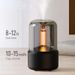 1 Pcs Candlelight Aroma Diffuser Portable Electric USB Air Humidifier Cold Fog Machine Atomizer LED Night Light HMM_voghion.com