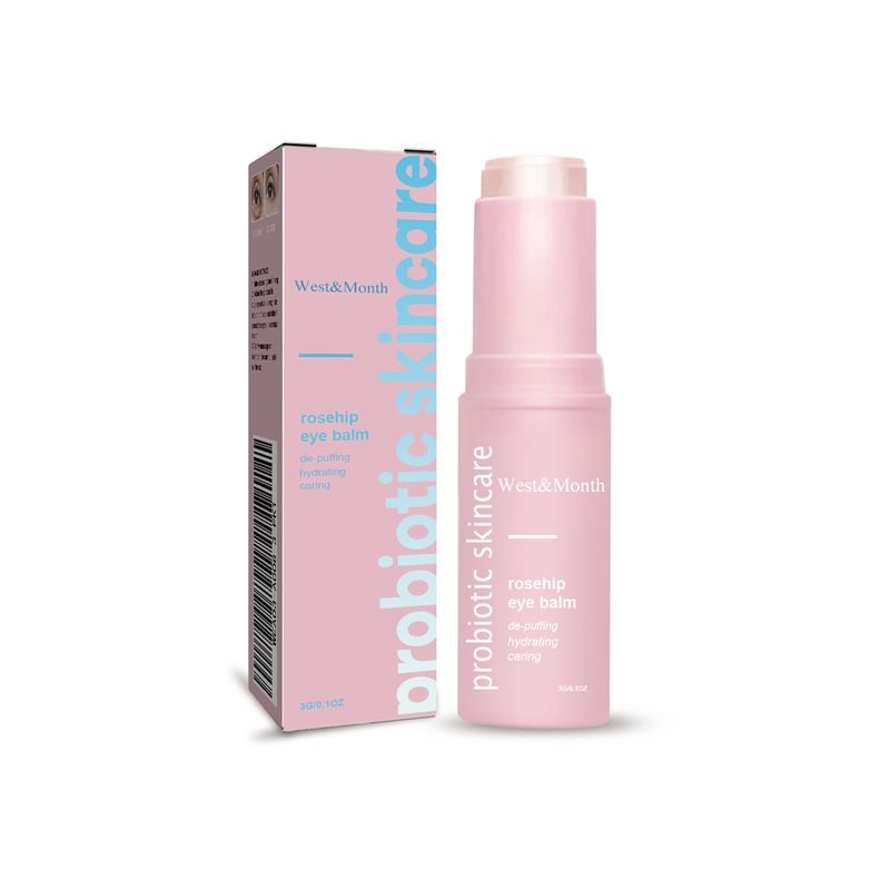 West&Month Rosehip Eye Cream Stick, Eye Area Moisturizing Light Line Dark Circles Lift Firming Eye Cream_voghion.com