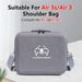 for DJI 3S Storage Air 3 Drone And Accessories Travel Shoulder Organizer Bag Gray_voghion.com