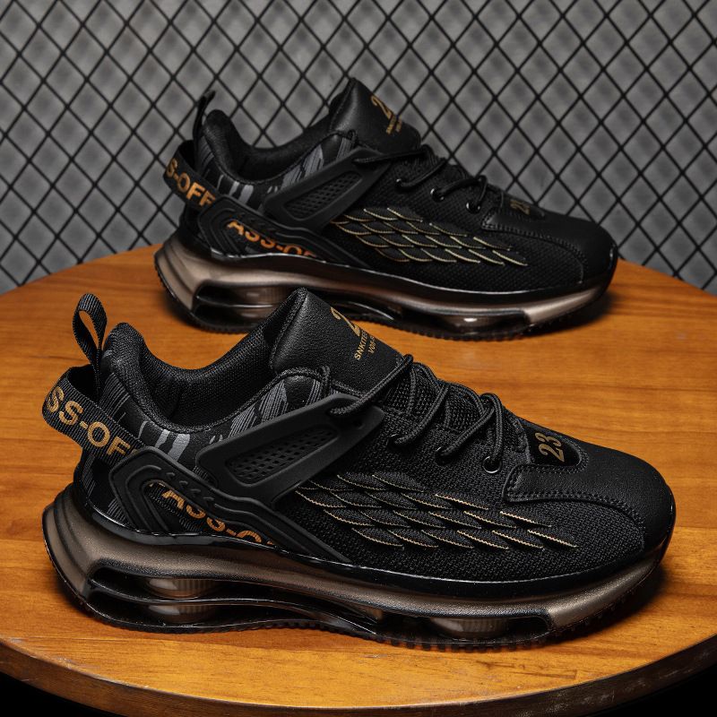 Scarpe da corsa alte da uomo, scarpe sportive casual primaverili per studenti e giovani_voghion.com