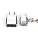 Metal Key Chain Type-C Adapter Kit Mini Micro USB To Type C & USB To Type-C OTG Converter Data Sync Charging Adapter_voghion.com