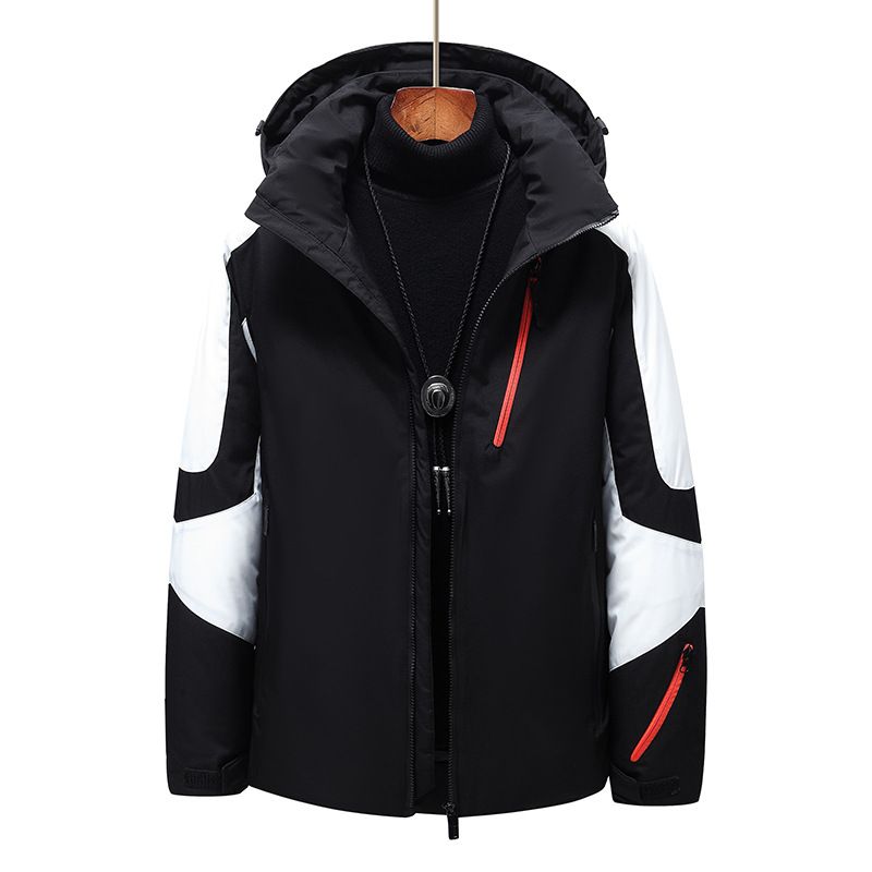 Big Brand White Goose Coat Coat Jacket Men's Winter Removable Hat Thickened Jacket Outdoor Ski Wear Trendy Jacket_voghion.com