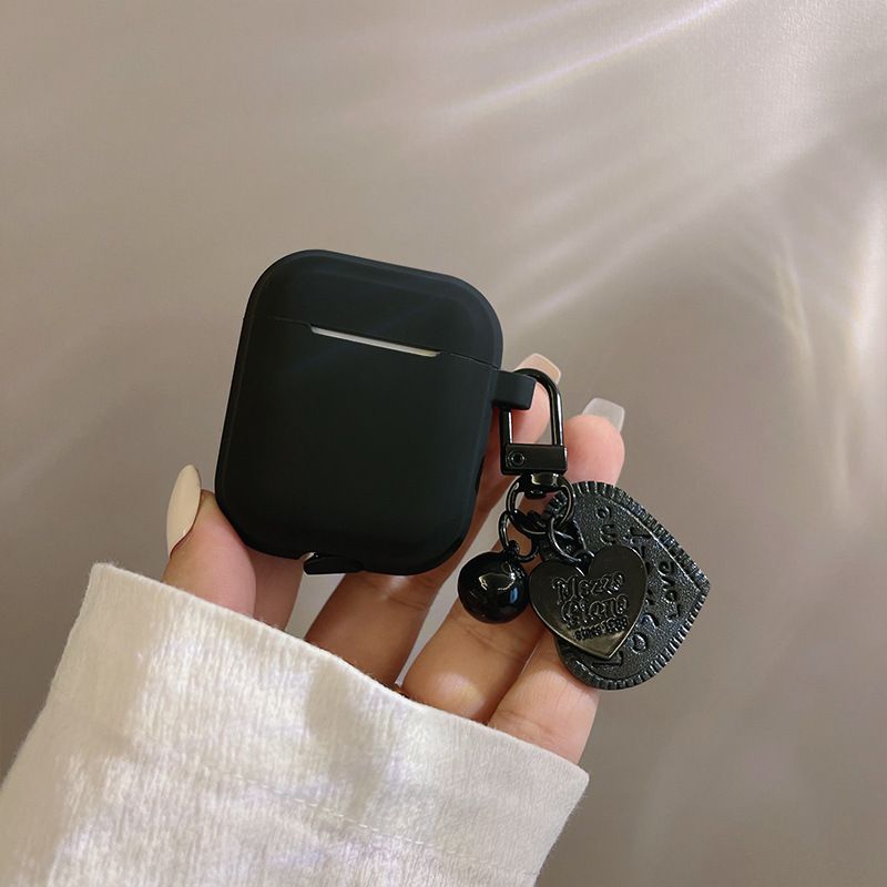 Simple solid color with pendant suitable for protective Pro 2nd 1/2 wireless headphone case silicone 3_voghion.com