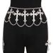 Cross Niche Waist Accessory Versatile Temperament Cool Punk Spicy Girl Personality Body Chain_voghion.com