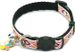 Pet Bell Flower Colorful Plaid Jacquard Puppy Neck Woven Cat Collar_voghion.com