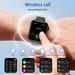2025 Nowy inteligentny zegarek dla kobiet i mężczyzn 3D Dynamic Dial Bluetooth Call 1,85" HD Screen Smartwatch dla Androida IOS Wodoodporny zegarek Fiess_voghion.com