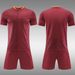 22–23 Roma Heimtrikot mit nackter Platte, kurzärmelig, rotes Fußballset für Erwachsene_voghion.com
