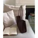 Simple Maillard Style Wine Red Color Large Capacity Long Handle Tote Matte Suede Leather Women Handbag Commuter Shoulder_voghion.com