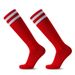 Unisex Knee-High Football Socks - Breathable Thin & Terry Lined Sports Socks For Adults & Kids - Performance Dance & Athletic Socks In Multiple Colors_voghion.com