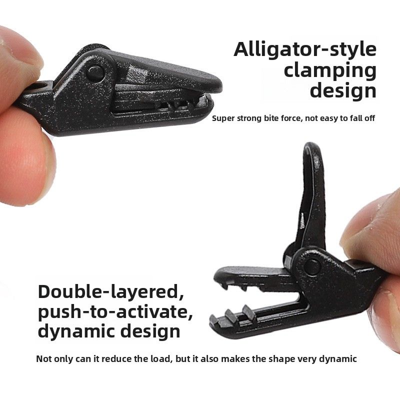 Outdoor Tent Mini Alligator Press-Type Non-Slip Canopy Pull Point Hook Windproof Rope Fixed Clip_voghion.com