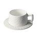 Set di tazze e piattini da caffè in ceramica effetto pietra - Elegante tazza da tè/cappuccino per il tè pomeridiano e la colazione_voghion.com