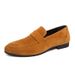 Männer kleng Liederschuhe Casual Alldags Loafers Einfach Suede Slip-on Moudeschong_voghion.com