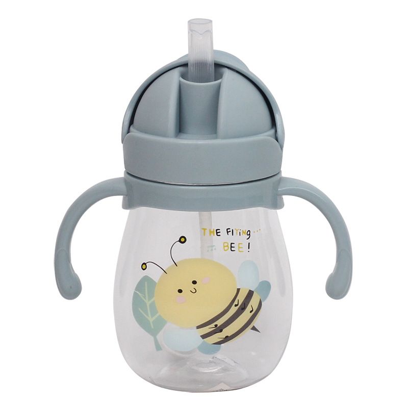Baby Water Cup Straw Cute Anti-Choking Kindergarten Children Water Cup With Gravity Ball Duckbill Cup Infant Drinking Cup_voghion.com