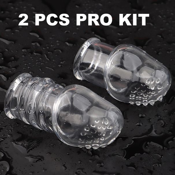 Giocattolo 2 Pz/set Del Sesso per Gli Uomini Prepuzio Anello Glande Manicotto Esposto anello di Ritardo Eiaculazione Castità Coppie Anello_voghion.com