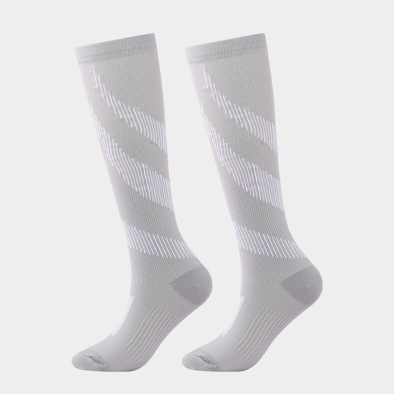 New color striped pressure socks Fashion casual nylon pressure socks for men and women_voghion.com