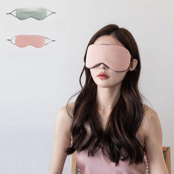 Sleeping Female Sleep Light Blocking Integrated Double-Sided Dual-Use Adjustable Student Travel Fatigue Relief Warm Cool_voghion.com