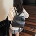 Large Capacity Knot Student Women's Fashion Versatile High-end Niche Commuting Laptop Backpack_voghion.com