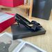New French 2026 Style High Heels , Thin Pointed Toe Versatile Casual Elegant Black Bow Small Heel Single Shoes For ,_voghion.com