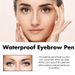 Le crayon à sourcils Wild Water à quatre griffes modifie les sourcils, imperméable et résistant à la transpiration, remplit les sourcils naturellement riches et multicolores._voghion.com