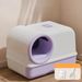 Plastic Fully Enclosed Milk Cake, Oversized Corridor Drawer, Cat Litter Box, Anti Sand And Anti Odor Toilet For Cats Cat Sandbox_voghion.com