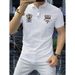 2025d High-end Embroidered Short Sleeve For Men, Summer Breathable Casual Polo Shirt With Collar, Stylish Half-sleeve_voghion.com
