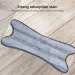 Microfiber Washable X-type Butterfly-shaped Cleaning Tools Mop Rag Smudge Removal Mops Pads Replacement Flat Cleaning Cloth_voghion.com