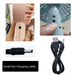 5V Mini Handheld Fan Charging Universal Small Round Hole Desk Lamp Speaker Lighter USB Flat Head Data Cable_voghion.com