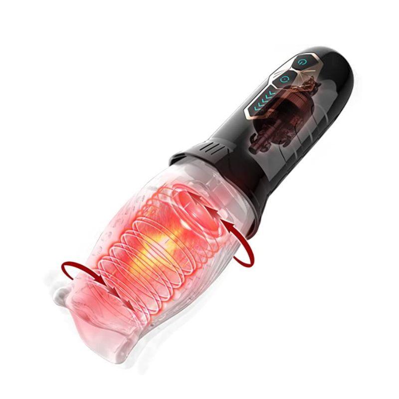 Automatic Male Masturbator Telescopic Rotation Vibrating Man Masturbation Cup Simulation Blowjob Hine Sex Toy Adult_voghion.com