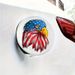Adesivo per auto elettrica impermeabile con aquila americana dominante in 3D, creativo e resistente ai graffi_voghion.com