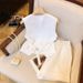 Women's Clothing Casual Temperament Loose Loose Feeling Suit Vest Shorts Two Piece Suit_voghion.com