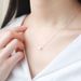 S999 Pure Silver Sugar Cube Necklace Women 2025 New Simple Luxury Niche Geometric Clavicle Chain Gift For Girlfriend_voghion.com