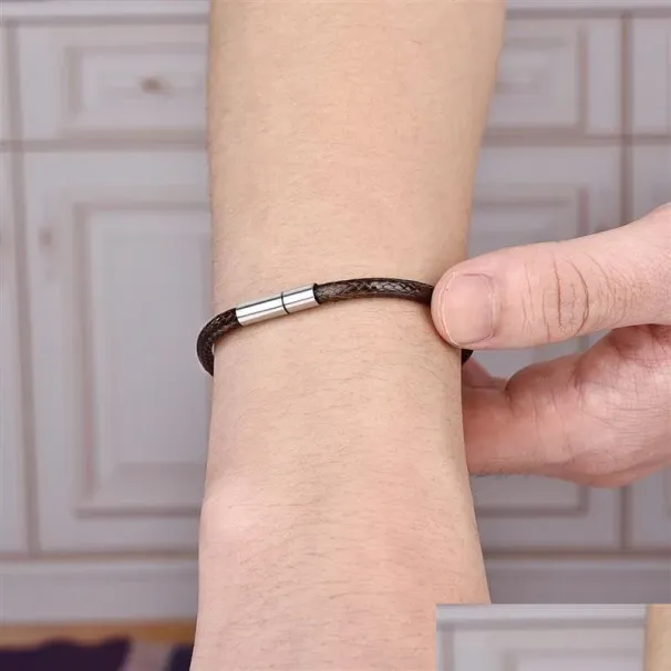 Ketid Jiayiqi käsitsi valmistatud nahast vahatatud nöörist käevõrud õnneliku köiega käevõrud naistele ja meestele vahatatud niidiga tilkade kohaletoimetamine_voghion.com