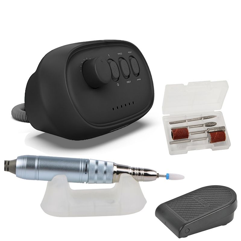 Trapano 35000 RPM Set per manicure per unghie hine Electric Nail Remover Nail File Bit multifunzionale per la lucidatura hine Accessori_voghion.com