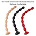 Zoll Überlänge 19,68 Runde Perlen Anal Plug Dildos Soft Anal Dilator Sexspielzeug zur Stimulation eines_voghion.com