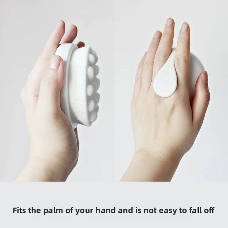 Soft Bristle Detachable 2-in-1 Scrubber Bath Cleaning Back Brush_voghion.com