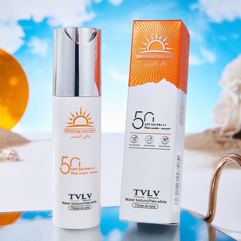Facial Sunscreen TVLV Brightening Sunscreen SPF50+ Waterproof, Oil Controlling, Moisturizing And Hydrating Sunscreen_voghion.com