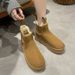 Thick soled microfiber leather snow boots for women new hot selling cotton shoes plus velvet and thickened women's cold proof and warm snow boots_voghion.com