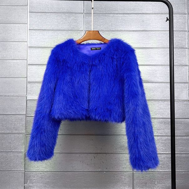 Women's Clothing Tuscan Fur Fur Toca Coat Style Solid Color Women's Short Coat Factory Direct Sales_voghion.com