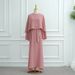 Women's Clothing Slim Waist Elegant Robe Cape Two Piece Suit_voghion.com